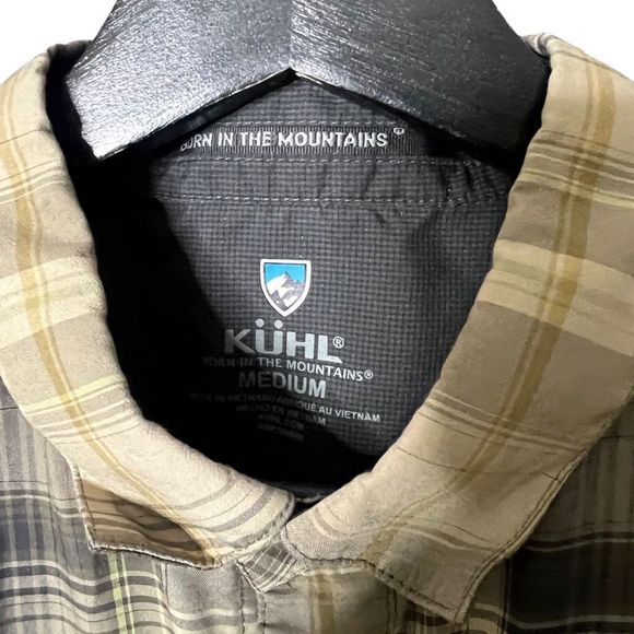 Kuhl Mens Plaid Button Down Shirt Medium - Picture 4 of 4